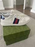 Ténis Gucci Men's Ace leather sneaker