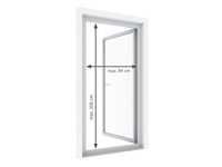 Moskitiera drzwiowa z ramą aluminiową 100 x 210 cm