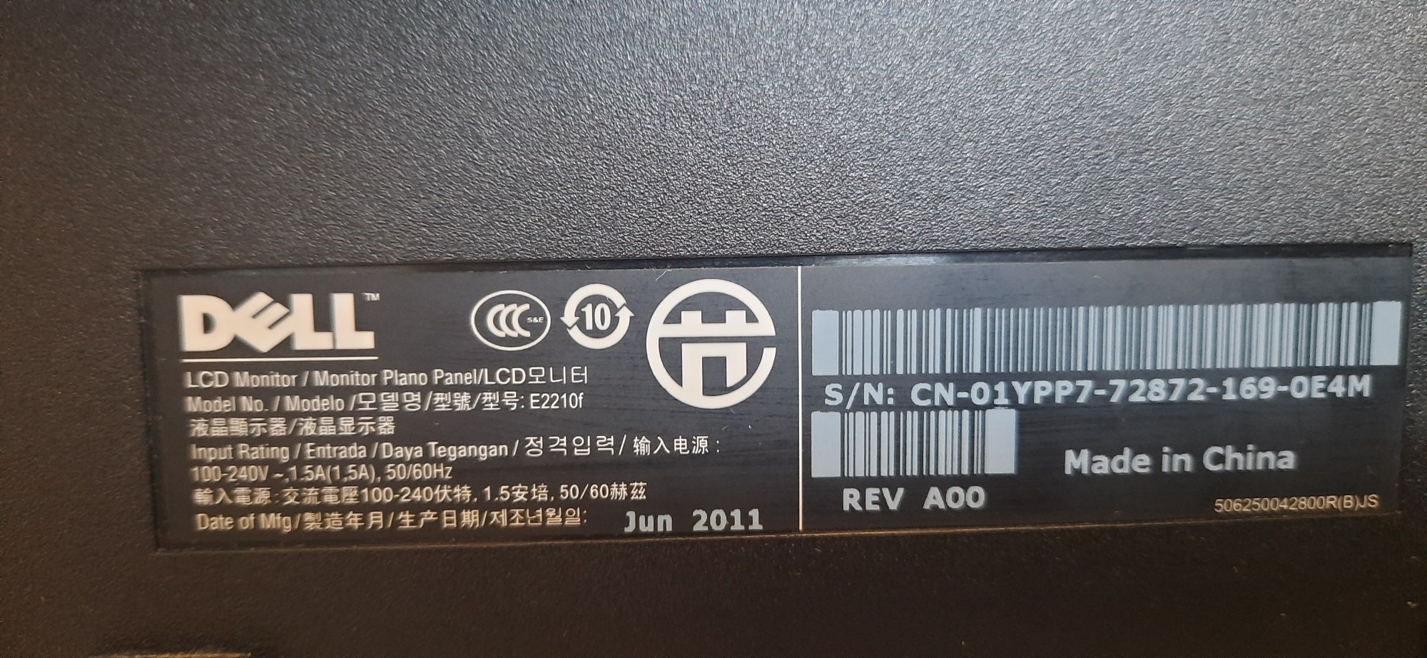 Monitor DELL LCD