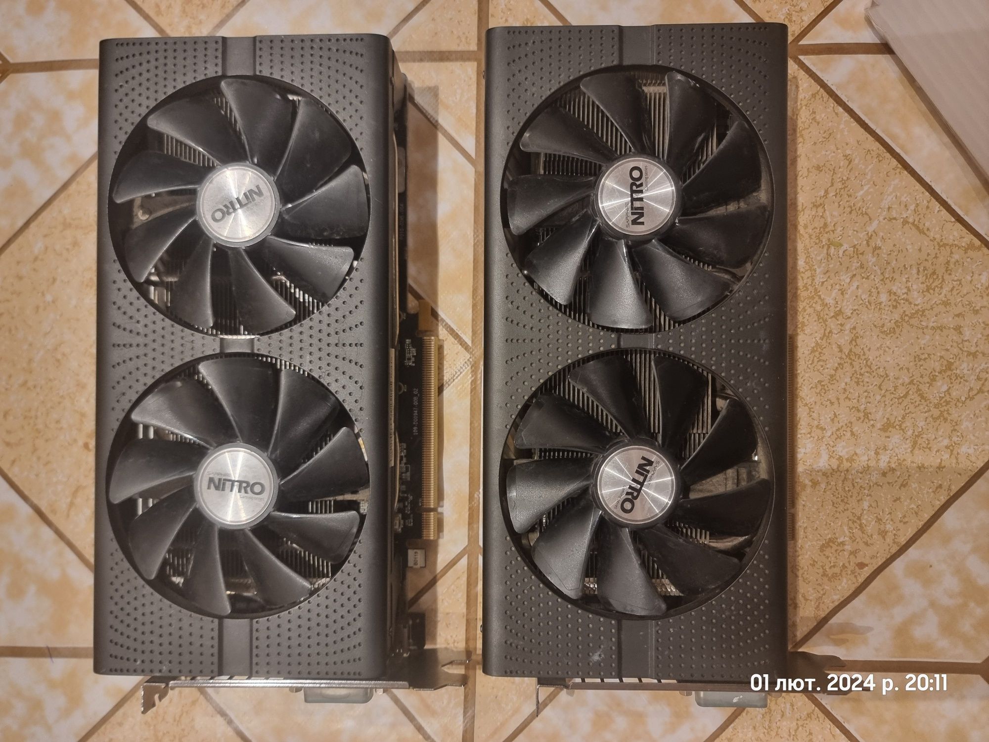 Продаю відеокарти Sapphire Radeon RX 480