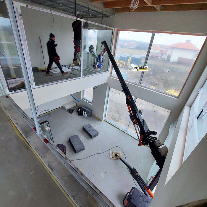 pająk okien mini żuraw BG-lift M250 przyssawka dźwig miniżuraw