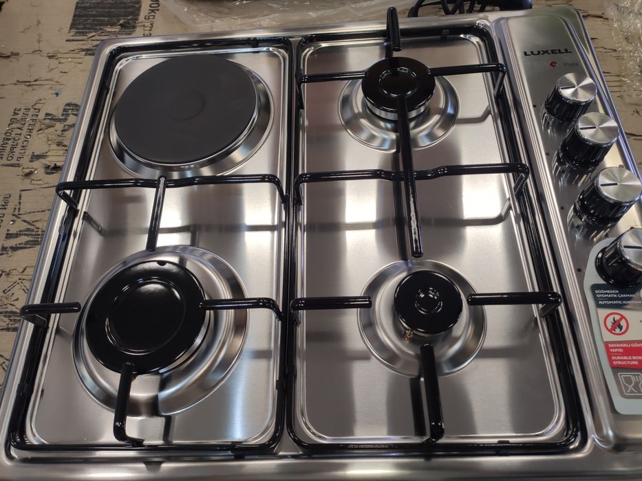 Варочная газовая поверхность 3+1электро LUXELL Турция