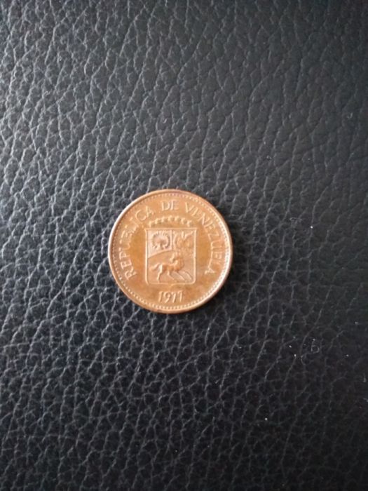 Cinco cêntimos da Venezuela 1977