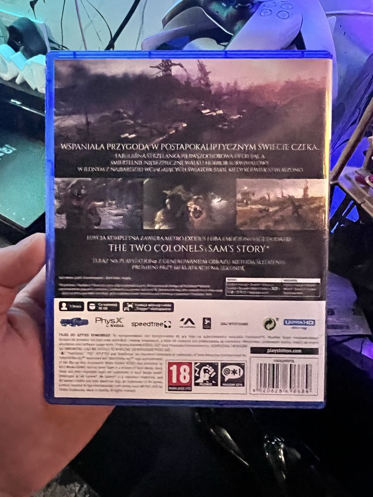 Игра диск ps5 metro exodus