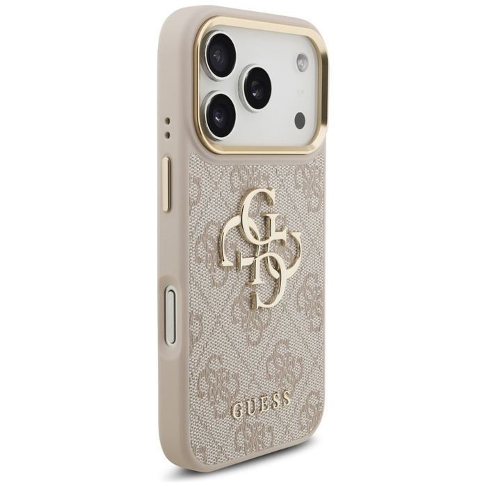 GUESS futerał do iPhone 17 Pro GUHCP17LP4G4BCSP różowy z