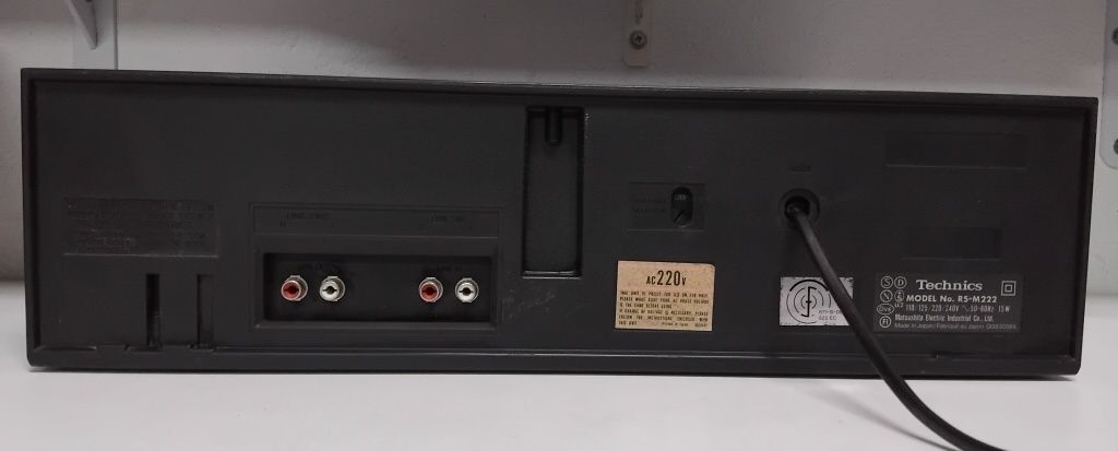 TECHNICS deck cassettes RS-M222