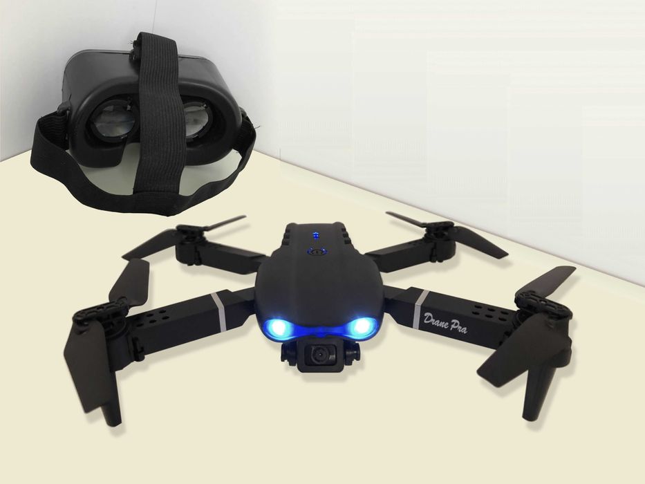 E99 PRO DRON ZESTAW XL VR Dwie Kamery HD wysokość 200m + gogle VR