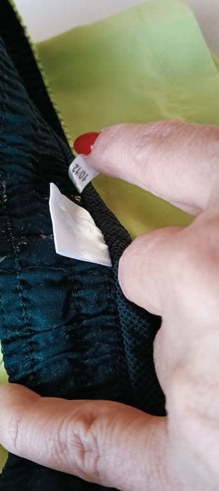 Calções de praia verde alface