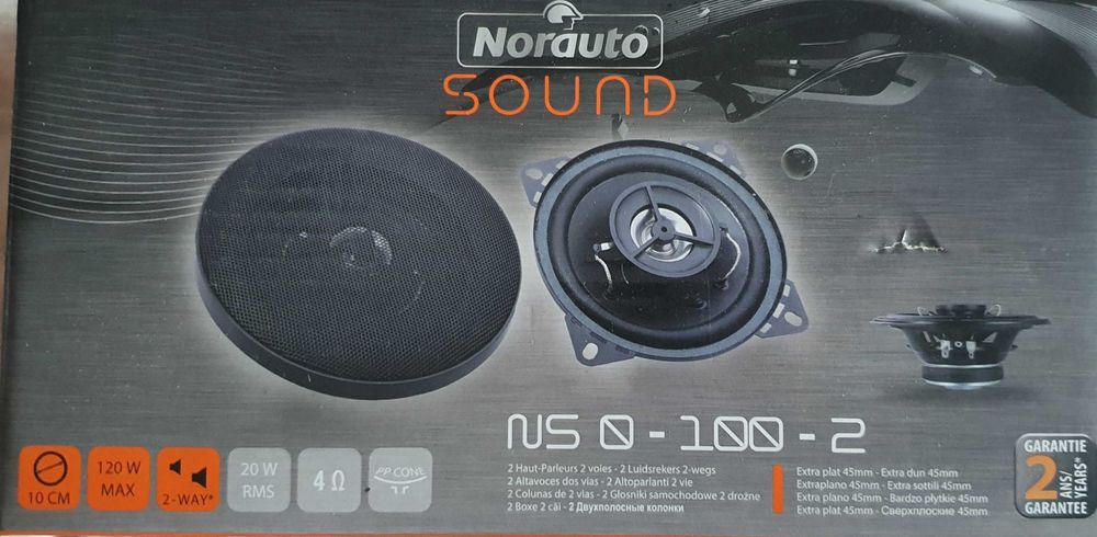 Głośniki SOUND 20W-120W,2 drożne,100mm