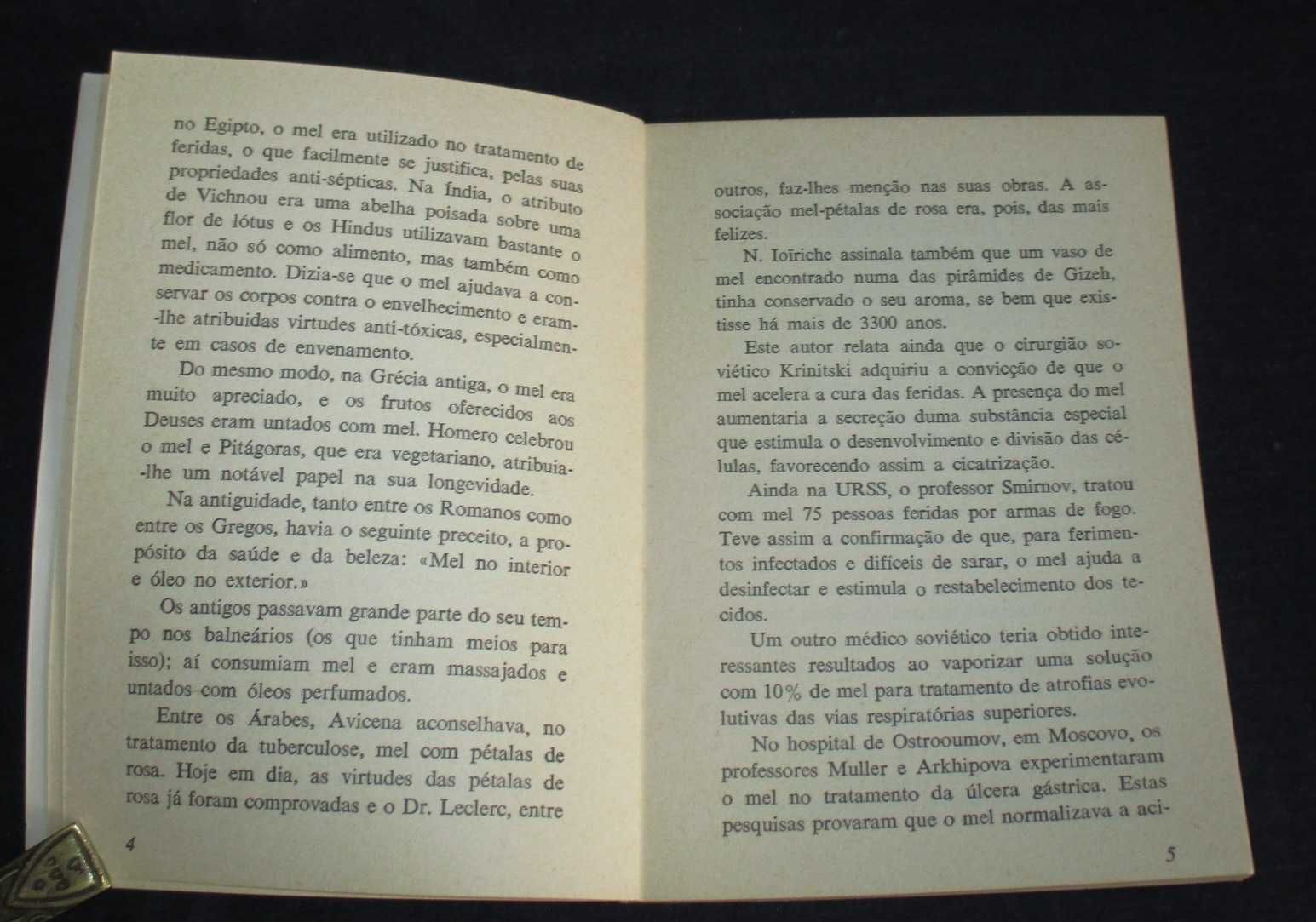 Livro O Mel O Polén Raymond Dextreit