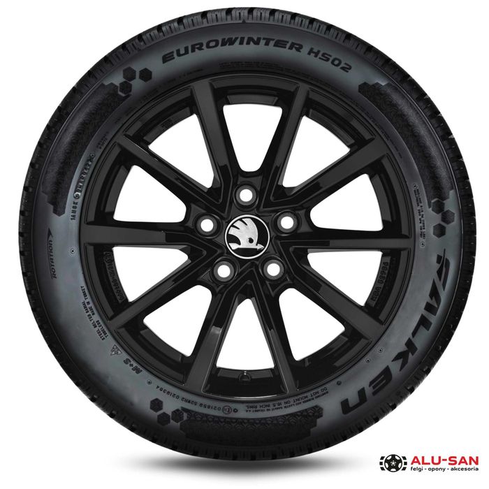 Nowe koła zimowe 16″ Skoda Fabia Kamiq Scala 205/60R16 5×100 CZARNY