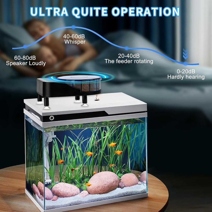 Automatyczny karmnik dla ryb – automatyczny dozownik karmy do akwarium