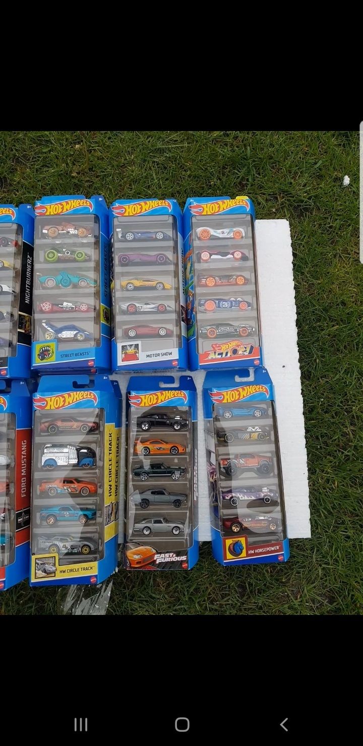 5 pak, hot wheels autka 5pack resoraki