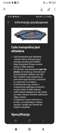Trampolina 95 cm