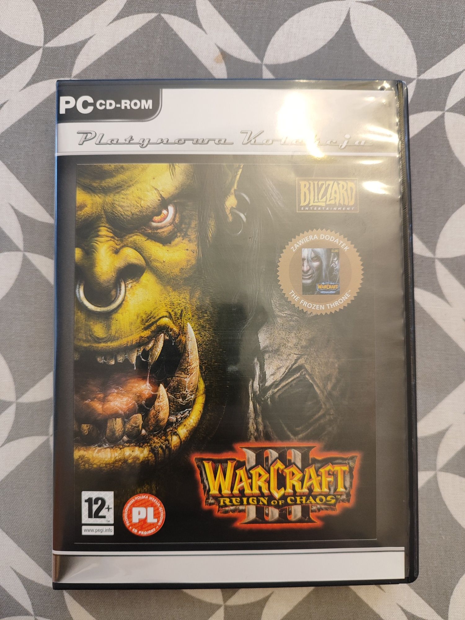 Warcraft III + dodatek Frozen Throne gra PC. Platynowa kolekcja.