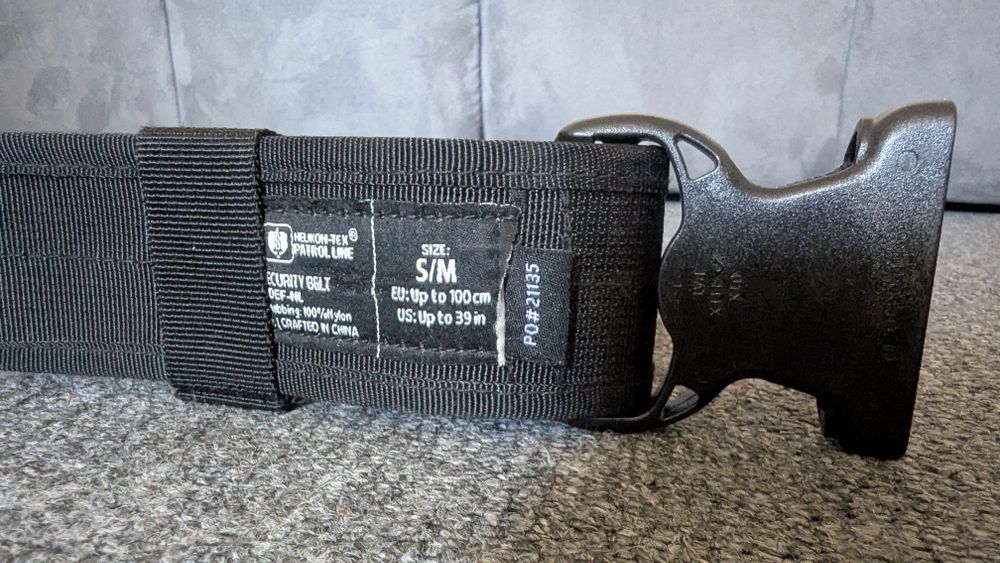 Тактичний ремінь Helikon-Tex Security Belt. Разгрузка.