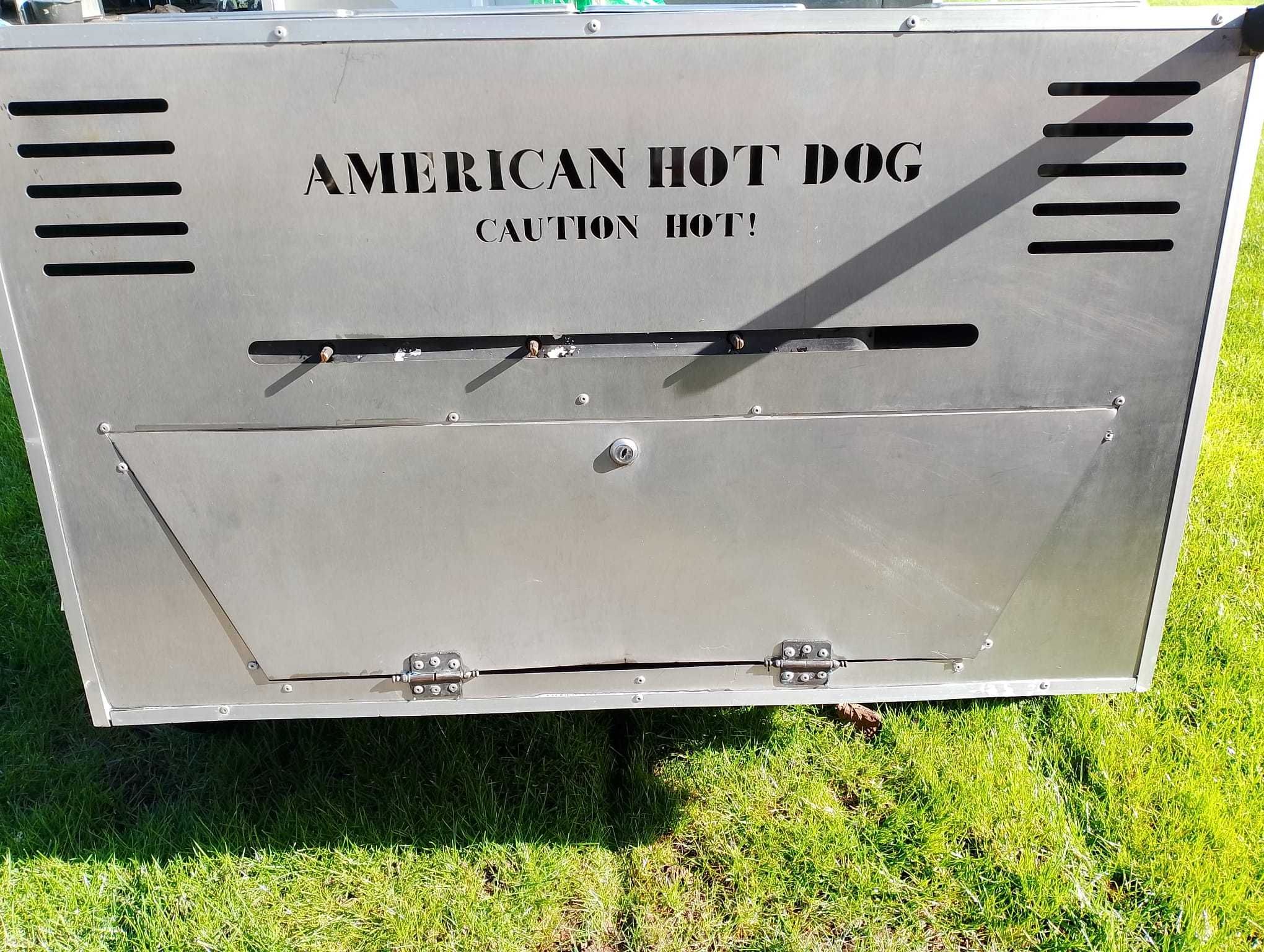 Wózek mobilny amerykański hot-dog