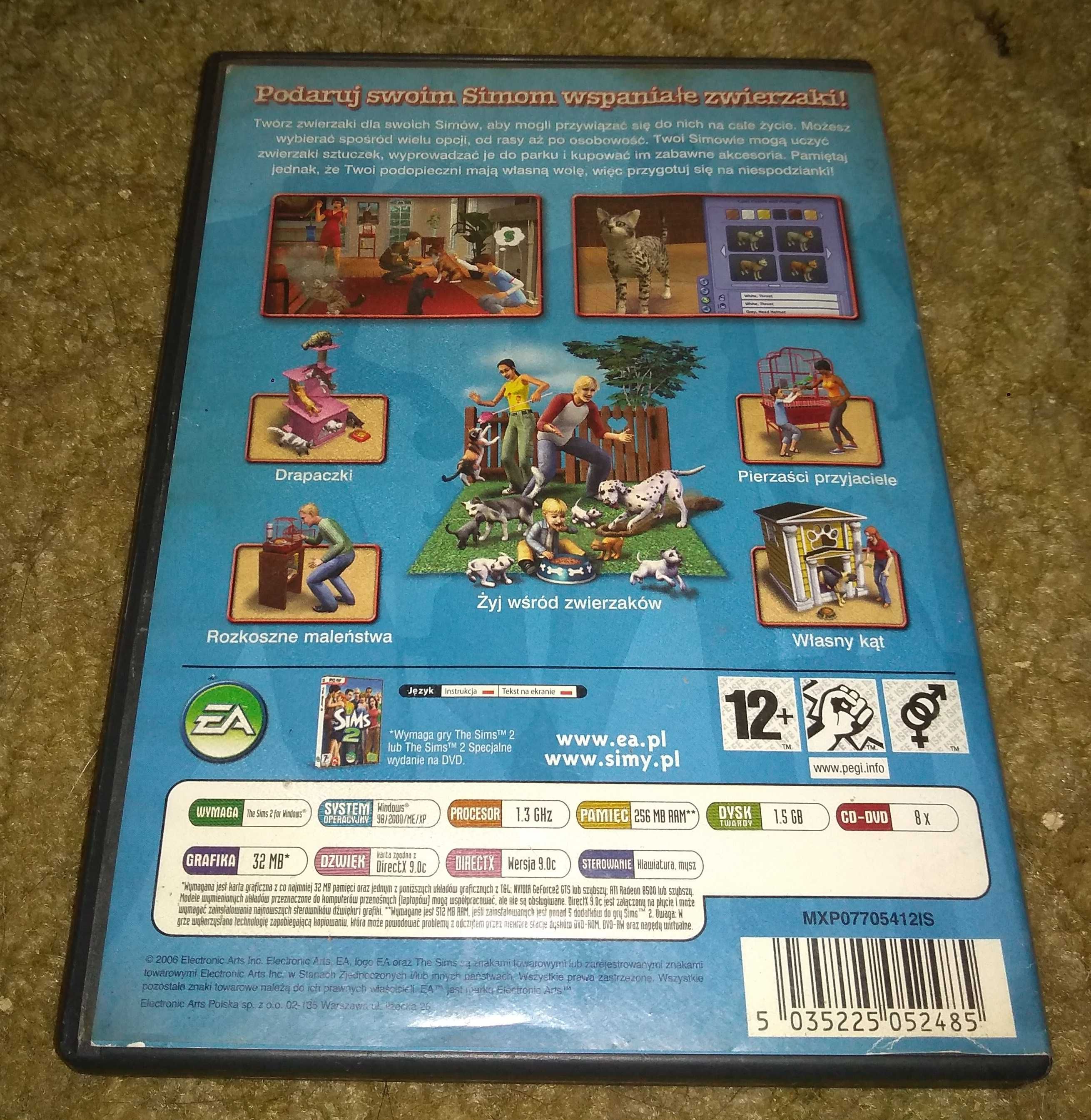 The Sims 2 Zwierzaki PL / BDB /