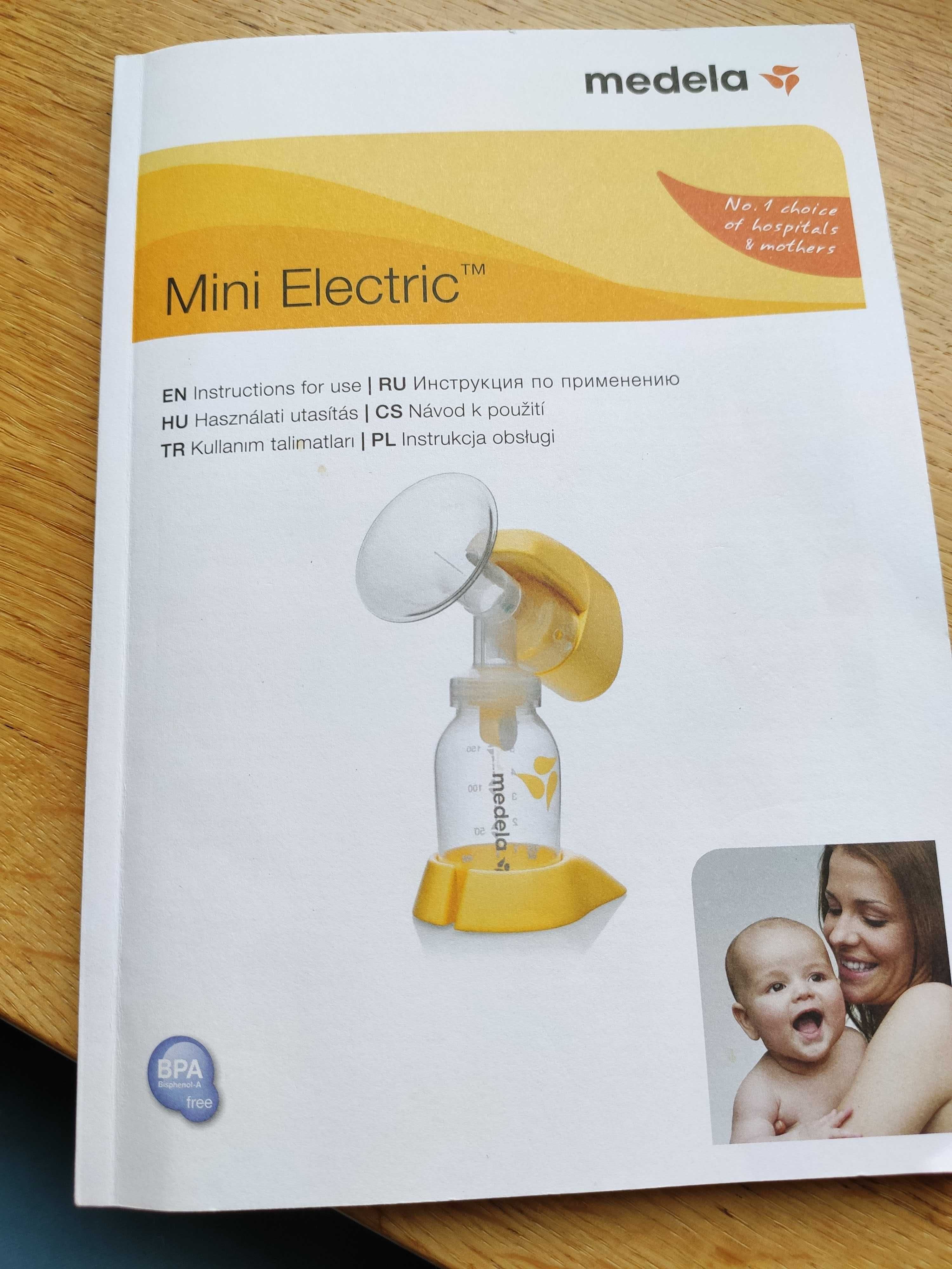 Laktator Medela mini electric + butelki/smoczki gratis