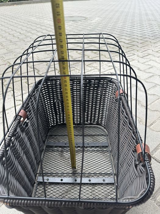 Kosz z wikliny transporter do przewozu Psa Kota koszyk z kratką