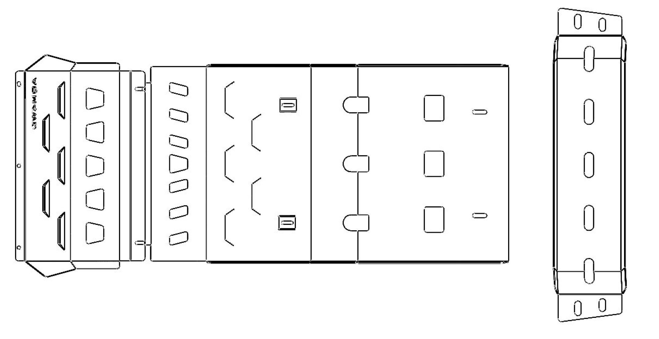 Komplet osłon podwozia Mitsubishi L200