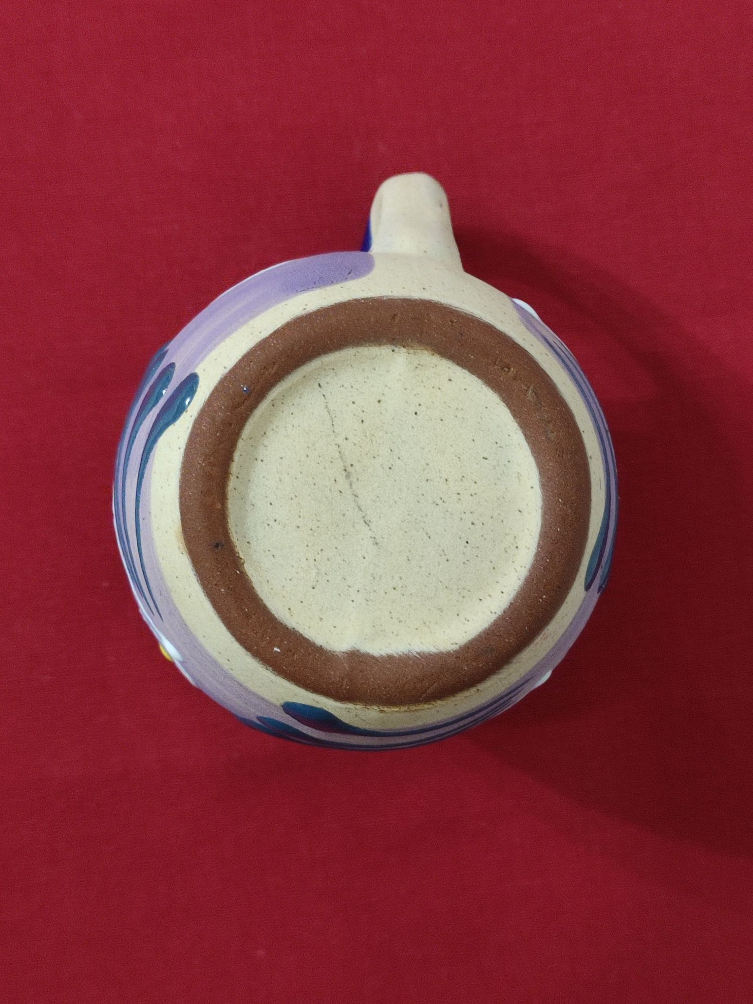 Кружка, глиняний кухоль Jarrito з Мексики, ручна розпись