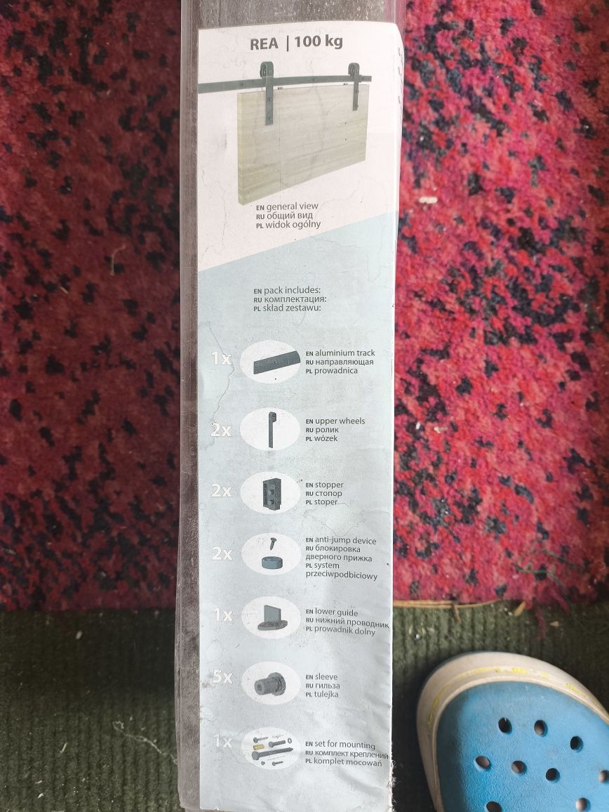 System do przejściowych drzwi przesuwnych REA Design Line NOWY