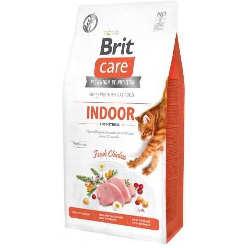 Сухий корм Brit Care Cat GF Indoor Anti-stress для котів курка 7 кг