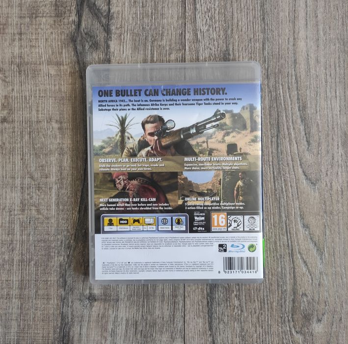 Gra PS3 Sniper Elite III Wysyłka OLX Gwarancja Elbląg