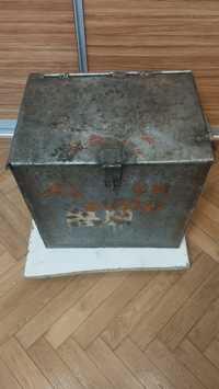 Skrzynia stalowa metalowa pojemnik kufer