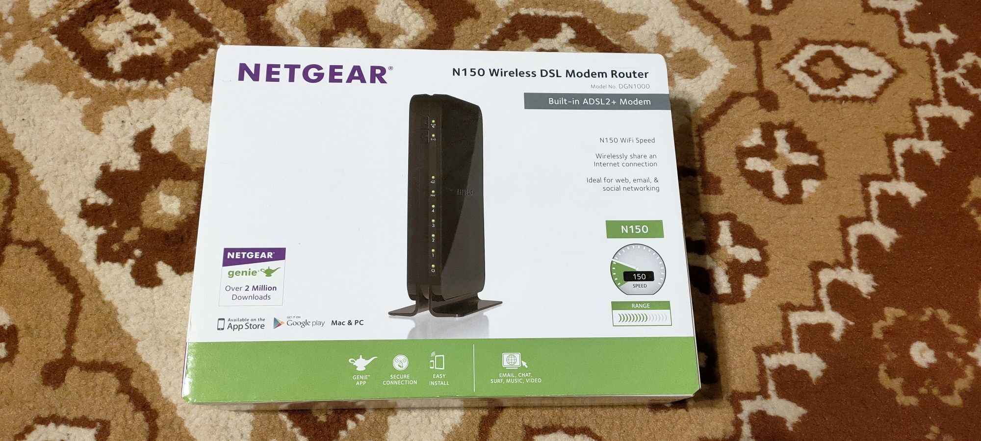 Router NETGEAR DGN 1000 wireless DSL modem