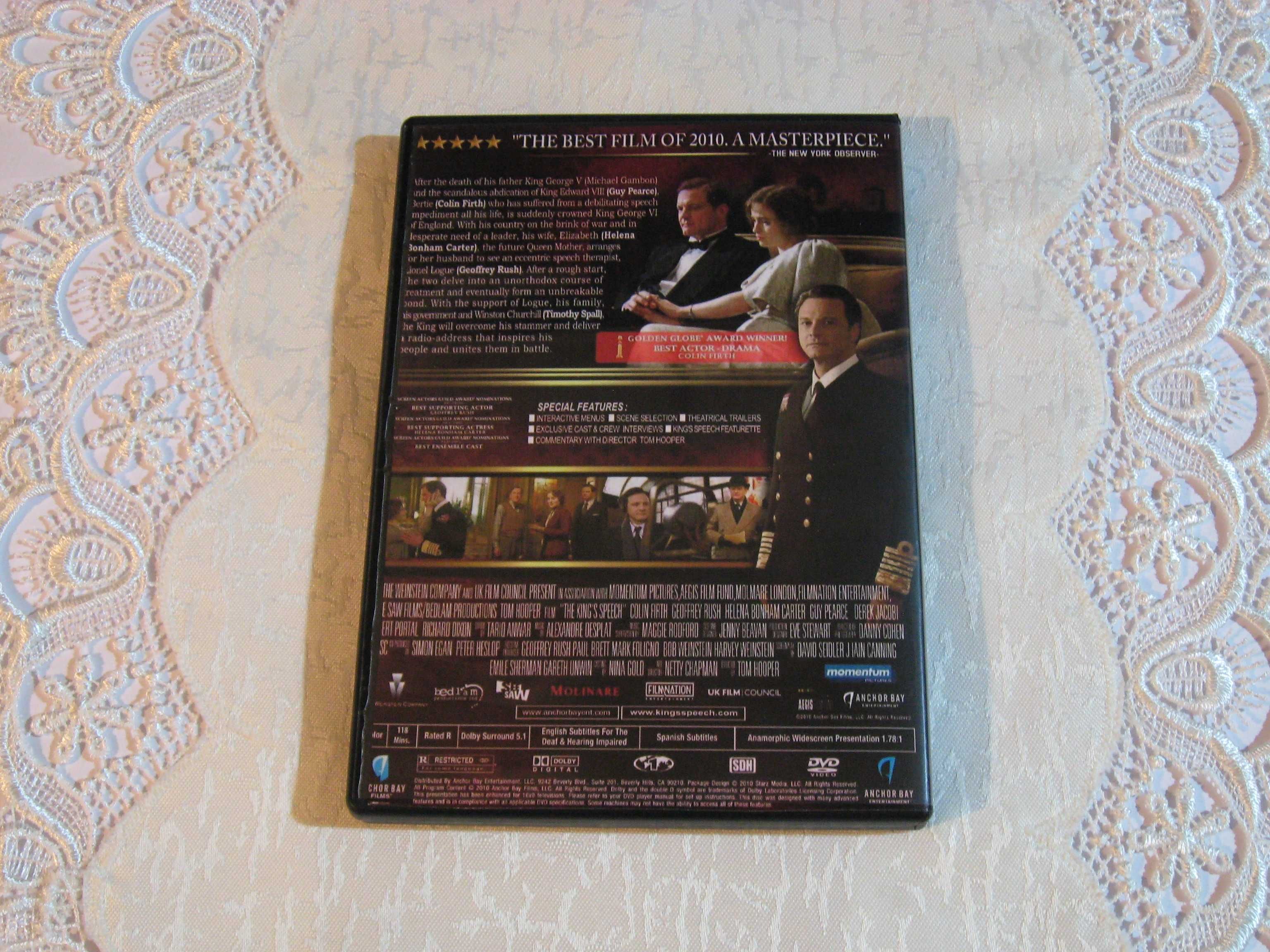 Film DVD Jak zostać królem 2010 Oskar Polski Lektor