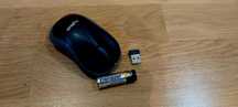 Bezprzewodowa myszka Logitech 185 w zestawie z baterią pług and play