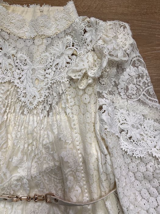 Мереживне святкове плаття на розпис хрестини