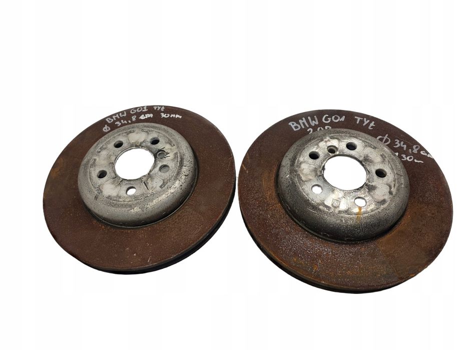 BMW X3 G01 Tarcze Hamulcowe przód 348X30 MM Komplet 2.0 D 2020 R