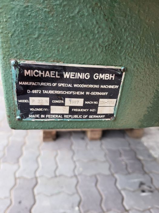 Чотирибічний верстат, чотиристоронній станок Weinig