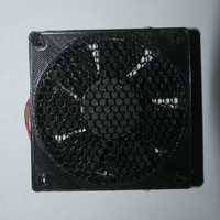 Сітка гриль для вентиляторів 80mm шестигранник чорна Hexagon Fan Grill