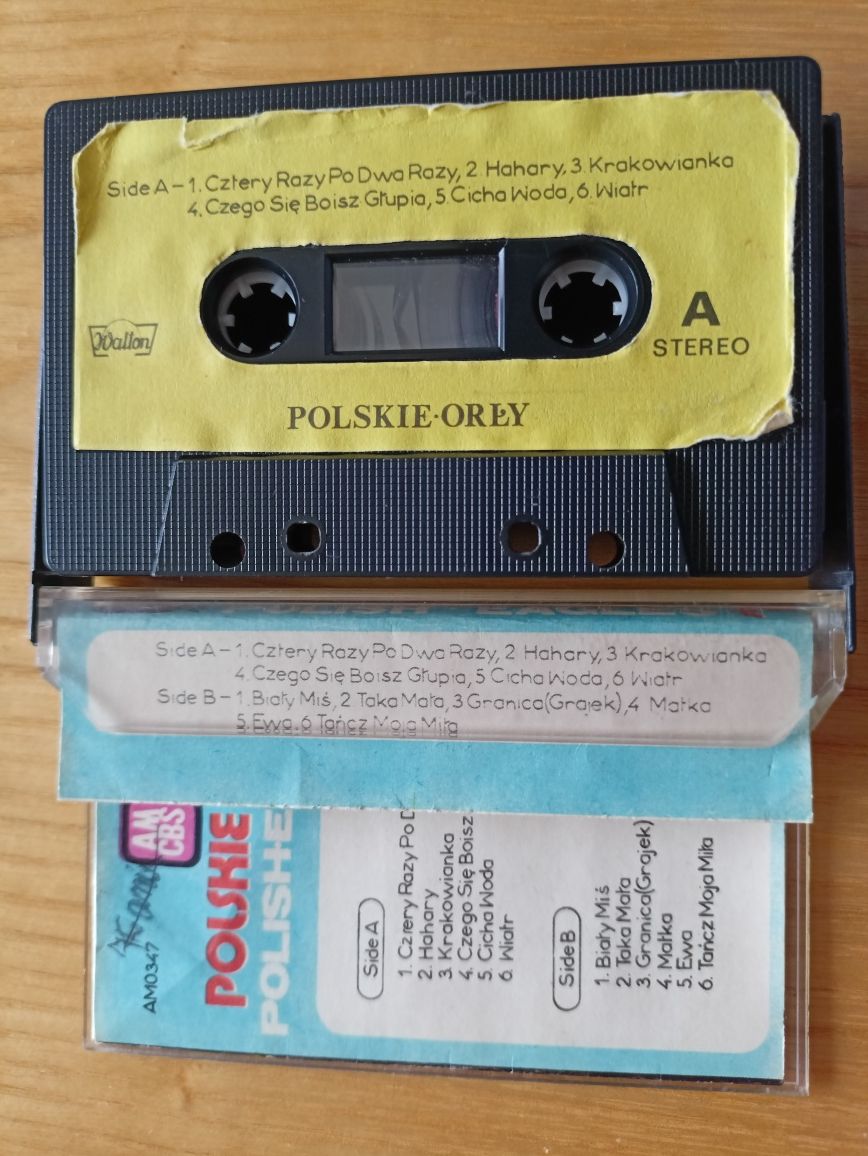 Polskie Orły na kasecie magnetofonowej
