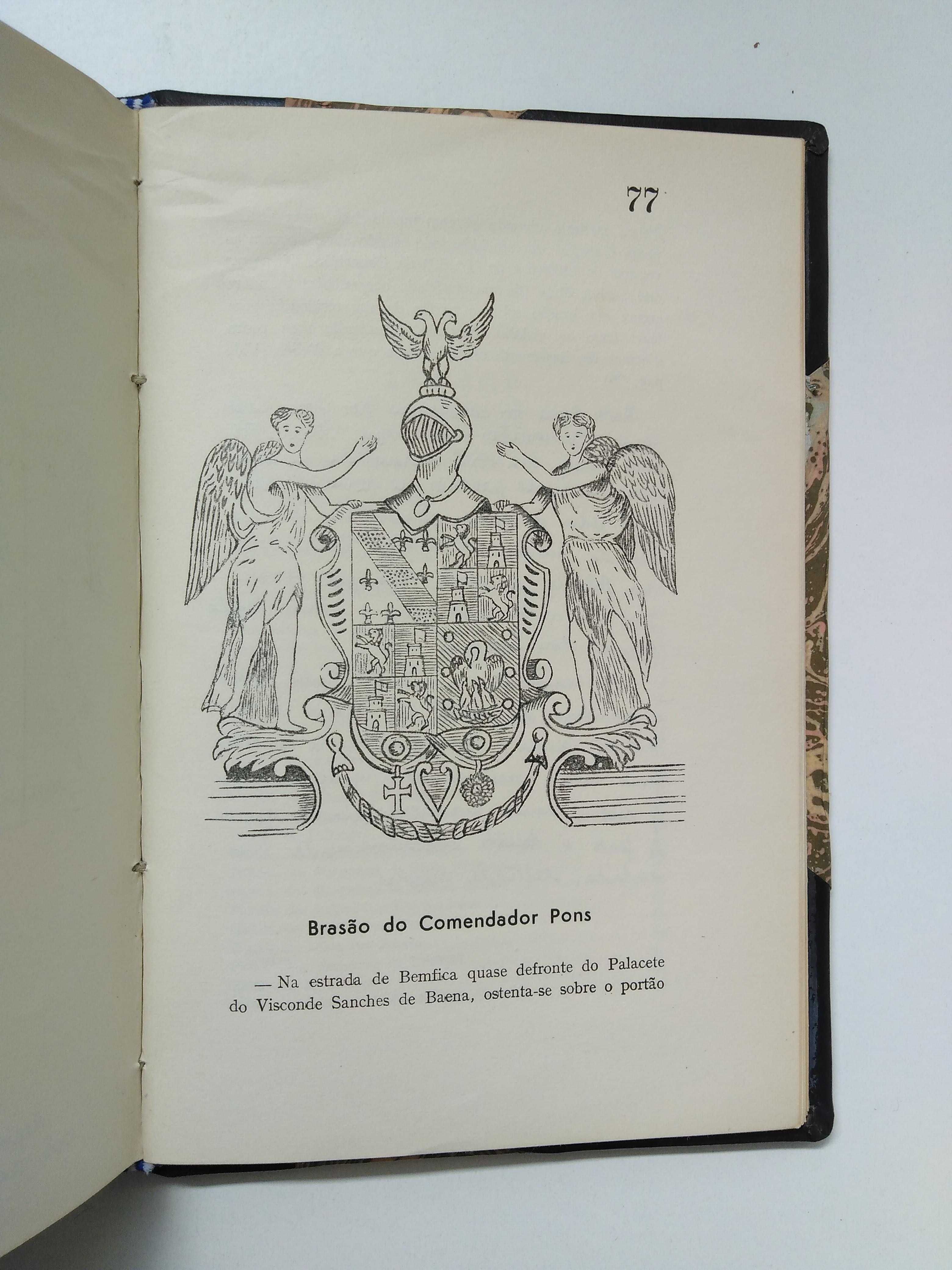 livro: "Pedras d'Armas que ainda existem n'algumas casas de Lisbôa"