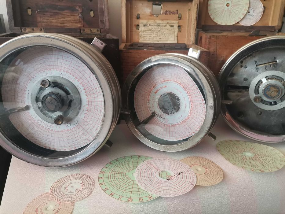 Zegary pomiarowe Toulet Excelsior - Henry Martens & Cie 2 szt.