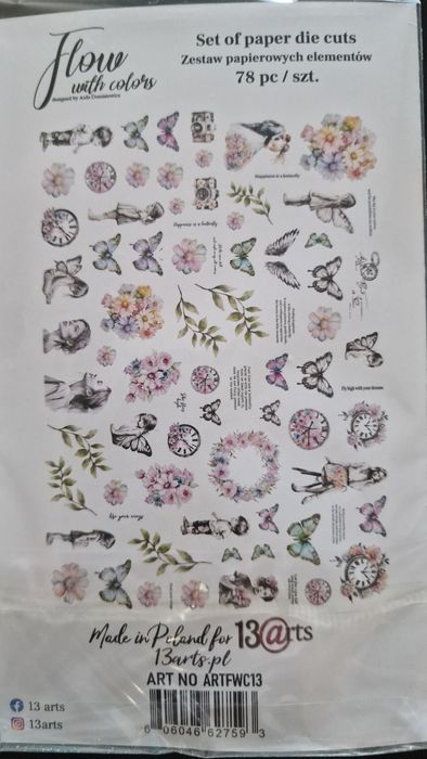 Scrapbooking 13arts paper die cuts