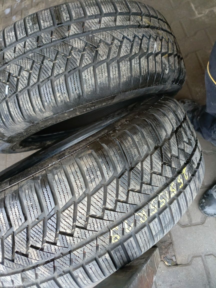 Opony zimowe 255/55/19 Continental 2 sztuki
