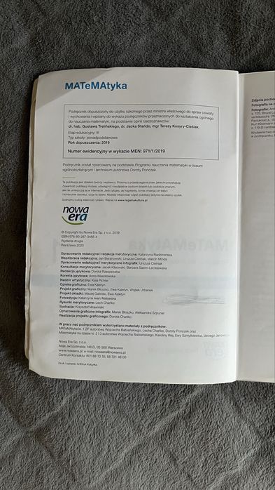 podręcznik matematyka 1 nowa era zakres podstawowy