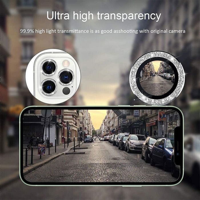 Tel Protect HARD DIAMOND iPhone 16 Pro/Pro Max srebrne (3 szt)
