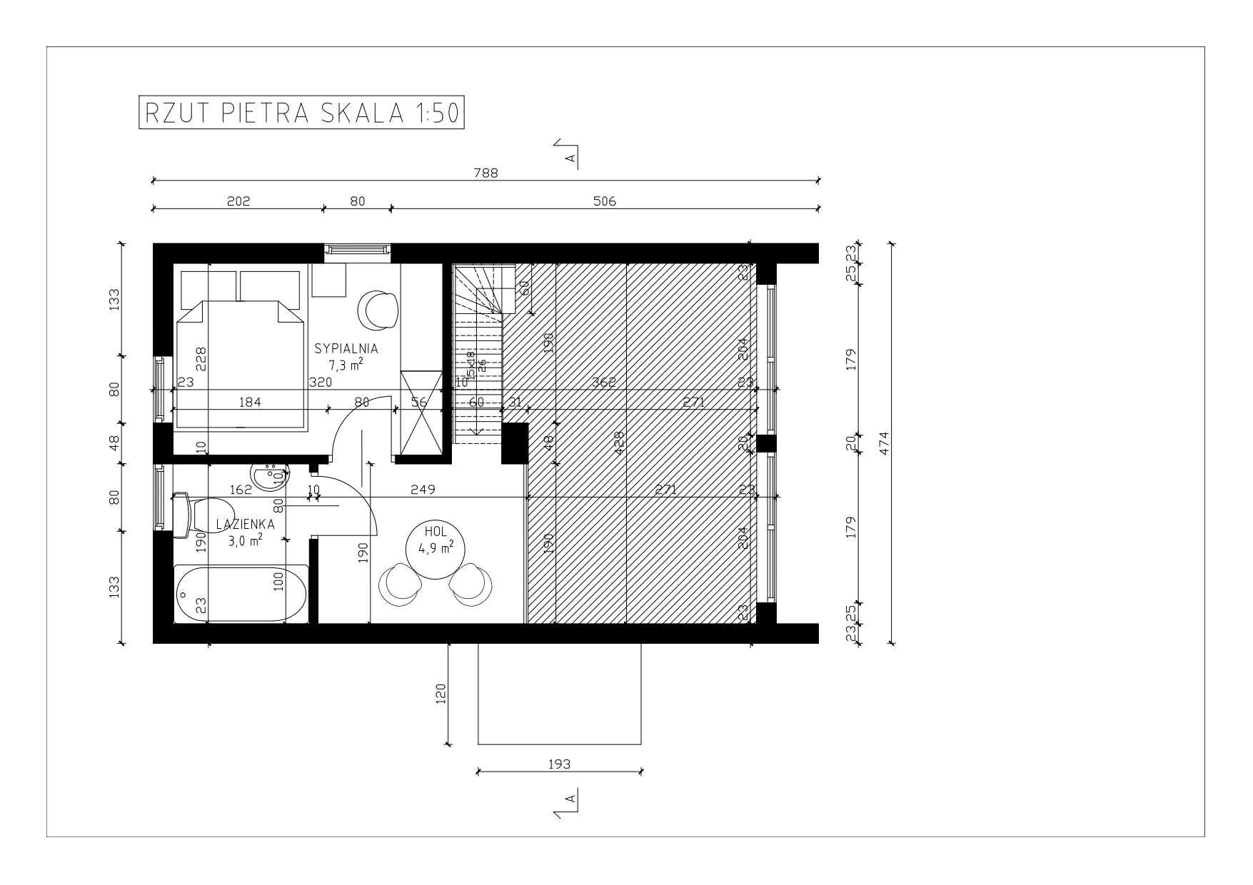 Domek modułowy 35m2 MJ353 stan deweloperski