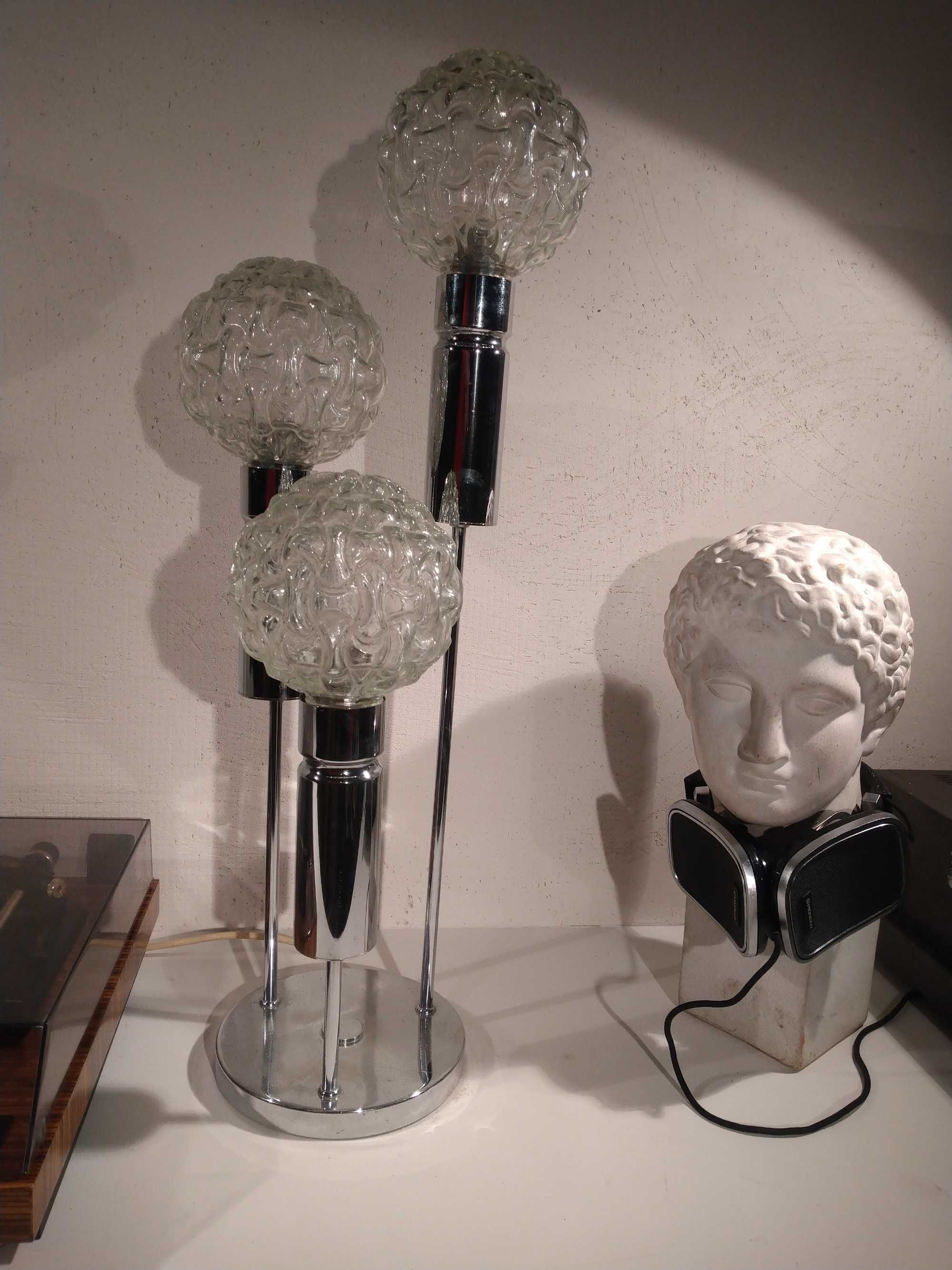 Zestaw oryginalnych lamp z lat 60