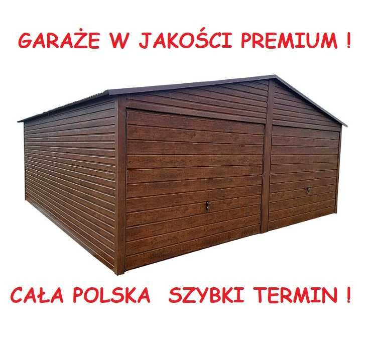 Garaż blaszany GARAŻE BLASZANE blaszak MOCNY CAŁA POLSKA szybki termin