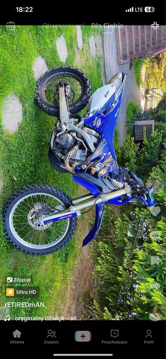 Yamaha WR450F stan ideał, zarejestrowana, oplacona,bez wad, rozrusznik