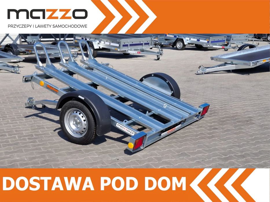 Neptun DOSTAWA Przyczepka 225x148,5cm N7-221 pm3 Lekka przyczepa jednoosiowa na 3 motory! DMC 750 kg GN202  Neptun lekka przyczepa jednoosiowa na 3 motory! DMC 750 kg DOSTAWA