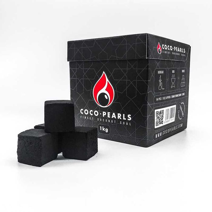 COCO PEARLS | Węgiel do Fajki Wodnej Shisha 1,5kg 26mm BOX